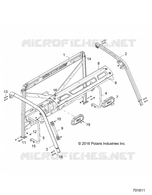 CHASSIS, CAB BASTIDOR