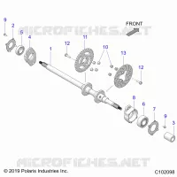 TREN, REAR AXLE