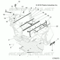 CHASSIS, MARCO PRINCIPAL AND SKID PLATE