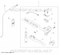 MOTOR, PALANCA DE EMBRAGUE and CILINDRO MAESTRO