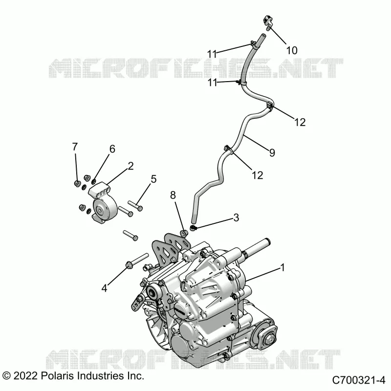 TREN, MAIN GEARCASE MOUNTING