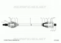TREN, FRONT HALFSHAFT