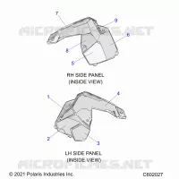 PANELES LATERALES FOAM/FABRIC