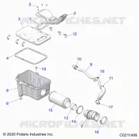 ENGINE, TOMA DE AIRE SYSTEM
