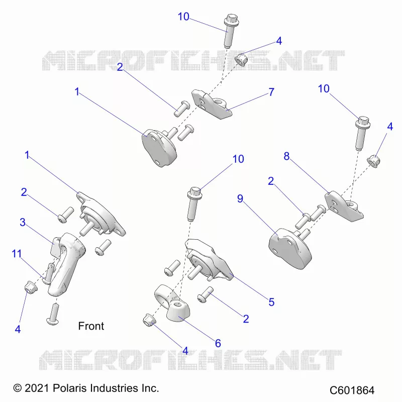 MOTOR, MOUNTING & LONG BLOCK