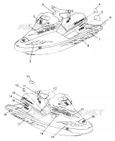 ETIQUETAS HURRICANE B974473 and Intl. HURRICANE I974473 (4941044104A009)