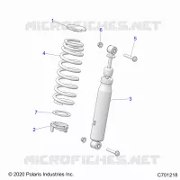 SUSPENSION, CHOQUE FRONTAL MOUNTING