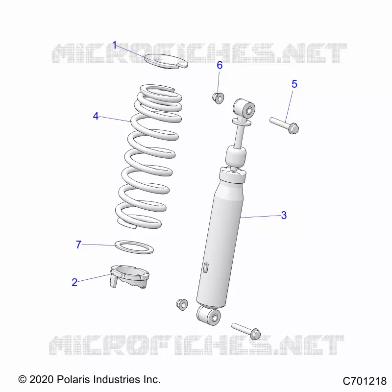 SUSPENSION, CHOQUE FRONTAL MOUNTING