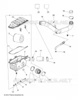 ENGINE, TOMA DE AIRE SYSTEM