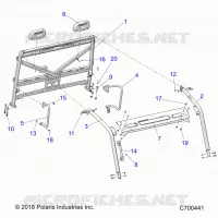 CHASSIS, CAB BASTIDOR