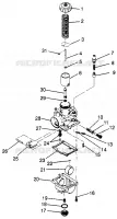 CARBURADOR (SPORT) SPORT 400L W97BA38C (4940124012D004)