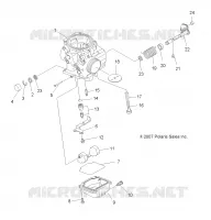 MOTOR, CARBURADOR, LOWER