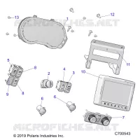 OPT, ELECTRICA, DASH GUAGE/SWITCHES RIDE COMMAND PREP.PREP AUDIO