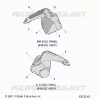 PANELES LATERALES FOAM/FABRIC