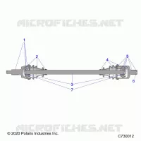 TREN, FRONT HALF SHAFT