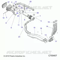 ENGINE, TOMA DE AIRE SYSTEM