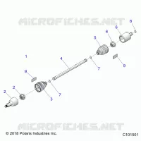 TREN, DRIVE SHAFT, FRONT