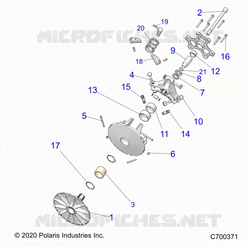 TREN, PRIMARY CLUTCH