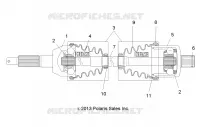 TREN, TRASERO DEL EJE DE TRANSMISION