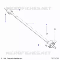 TREN, REAR PROP SHAFT