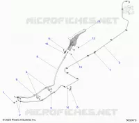 FRENO TRASERO BRAKE LINE AND PARK BRAKE