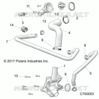 MOTOR, WATERPUMP AND BYPASS
