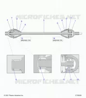 DRIVE TRAIN, HALF EJE TRASERO