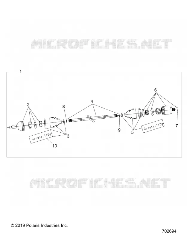 TREN, HALF SHAFT, FRONT