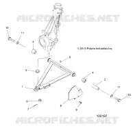 SUSPENSION, A-ARM AND PUNTAL MOUNTING