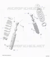 SUSPENSION TRASERA SHOCK AND MOUNTING