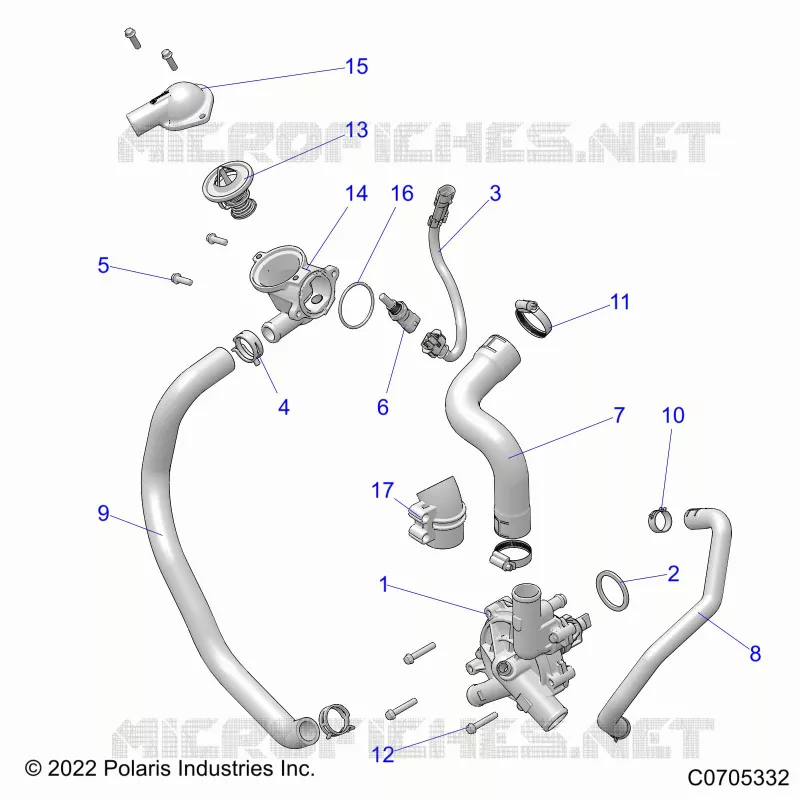 MOTOR, WATERPUMP AND BYPASS