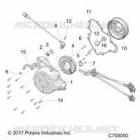ENGINE, STATOR AND VOLANTE