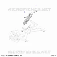 SUSPENSION TRASERA SHOCK