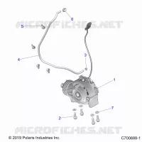 DRIVE TRAIN, FRONT MONTAJE DE ENGRANAJES