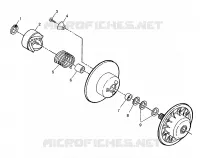 accionado de embrague SPORT 0980443 and SPORT TOURING 0980243 (4942054205C002)