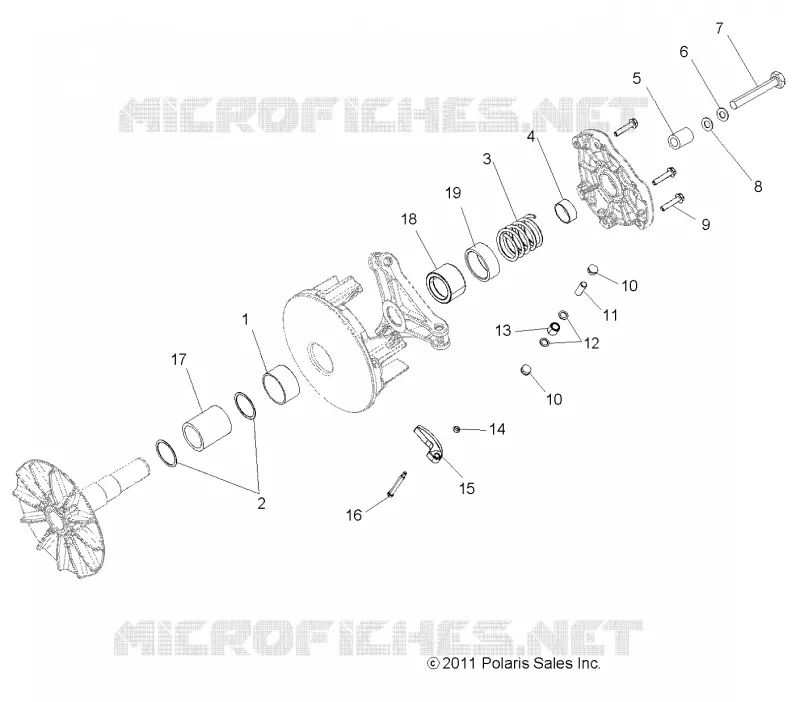 TREN, PRIMARY CLUTCH