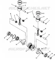 PISTÓN Y CIGÜEÑAL LITE GT 0943133 (49250125010034)