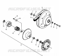 accionado de embrague Magnum 2X4 W967544 (4936033603B012)