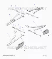 SUSPENSIÃ“N DELANTERA CONTROL ARMS