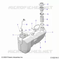 SISTEMA DE COMBUSTIBLE, FUEL TANK