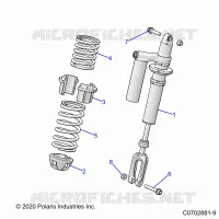 SUSPENSION, CHOQUE FRONTAL MOUNTING