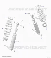 SUSPENSION TRASERA SHOCK AND MOUNTING