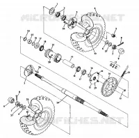 TRASERO conjunto de accionamiento RUEDA 350 2X4 / W927539 (4922882288019A)