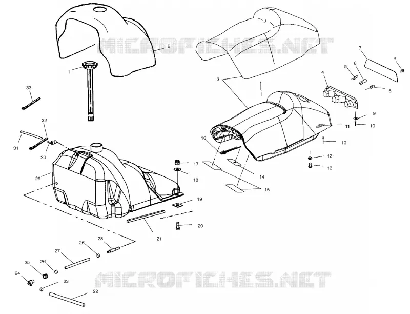 ASIENTO Y TANQUE DE GAS