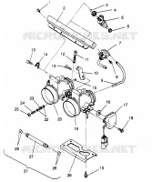 CUERPO DE MARIPOSA ASSEMBLY 500 EFI 0963774 and EUROPEAN 500 EFI E963774 (4936183618C011)