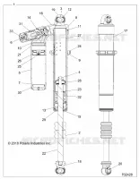 SUSPENSIÃ“N DELANTERA SHOCK INTERNALS