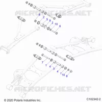 SUSPENSION TRASERA CONTROL ARM, MOUNTING