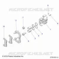 BRAKES, PINZA TRASERA