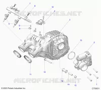 ENGINE, TOMA DE AIRE MANIFOLD