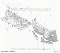CAPUCHA LINER AND FRONT CLOSEOFF